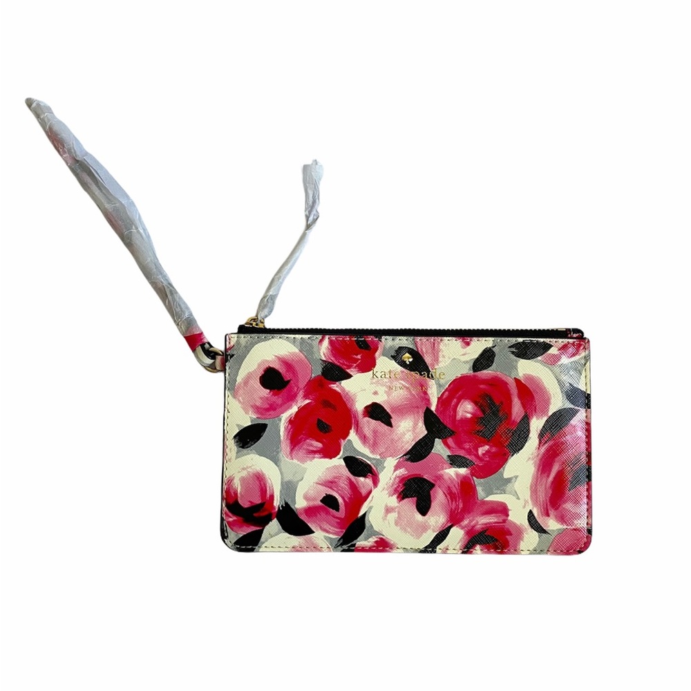 NWT Kate Spade Floral Wristlet